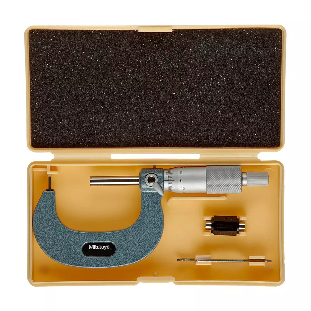 Mitutoyo Tube Micrometer with Cylindrical Anvil 115 Series 0 - 1 inch (0 - 25 mm) Range, 115-305