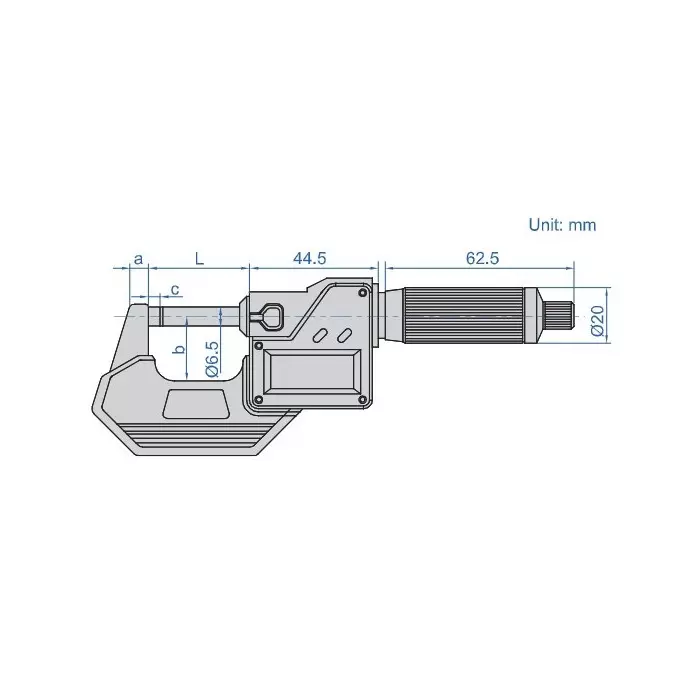 insize-quick-feeding-digital-outside-micrometer-125-150-mm-range-3-m-accuracy-and-0001-mm-resolution-3105-150