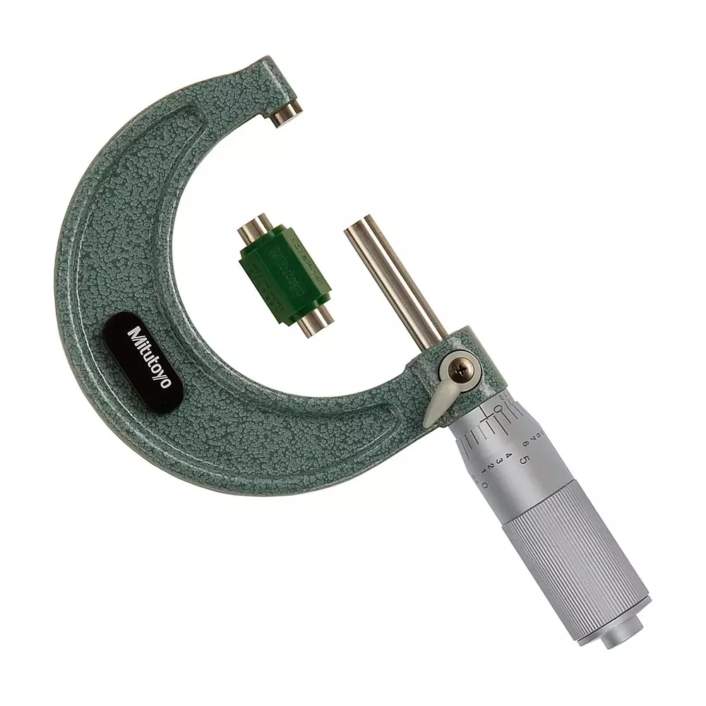 Mitutoyo Outside Micrometer with Friction Thimble 103 Series 1 - 2 inch (25 - 50 mm) Range, 103-136