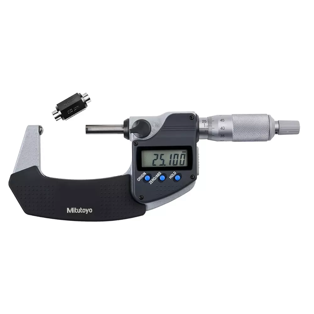 Mitutoyo Digimatic Tube Micrometer with Cylindrical Anvil 395 Series 0 - 25 mm Range, 395-263-30