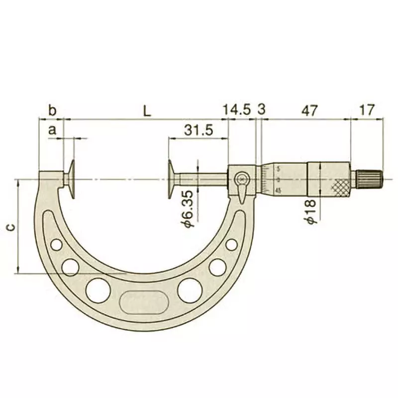 mitutoyo-tooth-thickness-micrometer-75--100-mm-measuring-range-gma-100