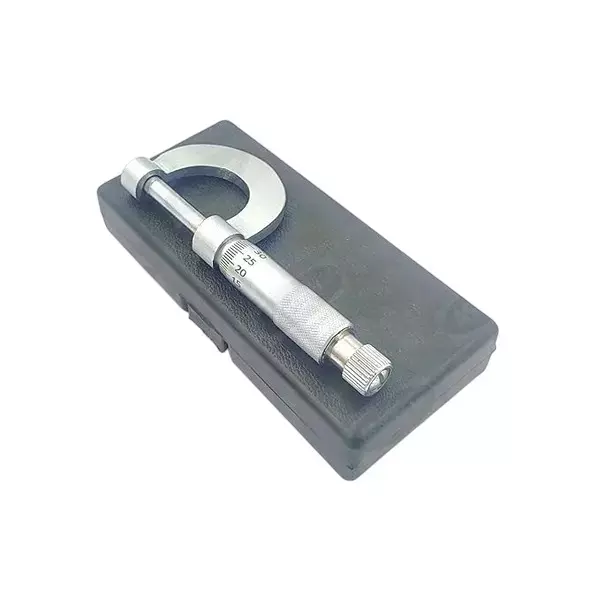 A.D INTERNATIONAL Outside Micrometer Chrome Plated Finish 0-25 mm Range and 0.01 mm Graduation, AU-K0N3-8YFH (Pack of 3)