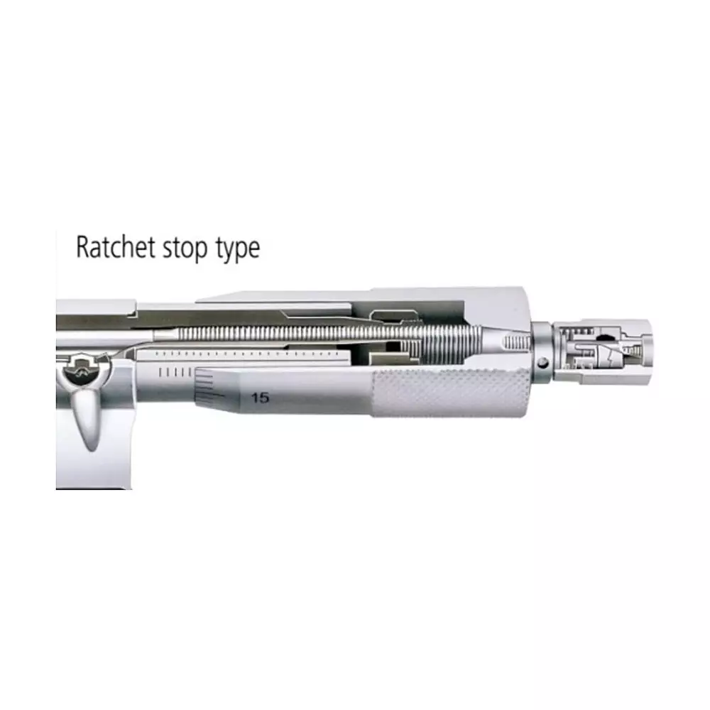 Mitutoyo Outside Micrometer with Ratchet Stop 102 Series 0 - 25 mm Range, 102-301