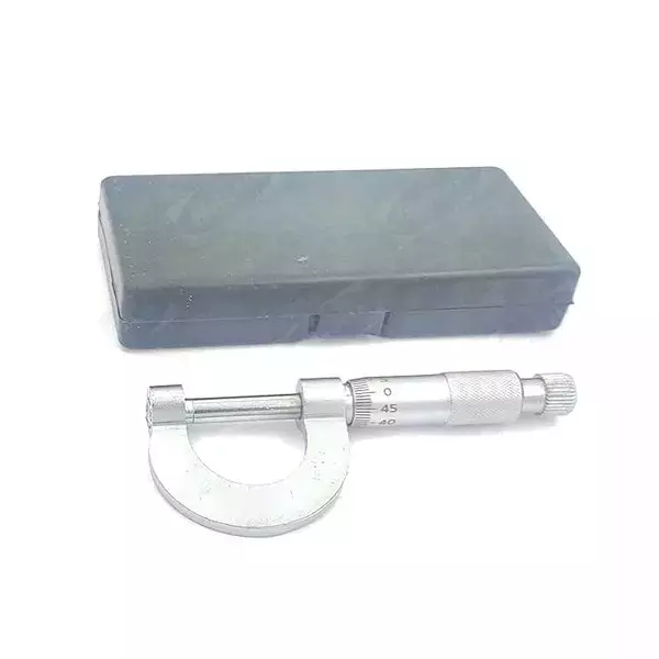Buyohlic International Outside Micrometer Chrome Plated Finish 0-25 mm Range and 0.01 mm Graduation, AU-K0N3-8YFH
