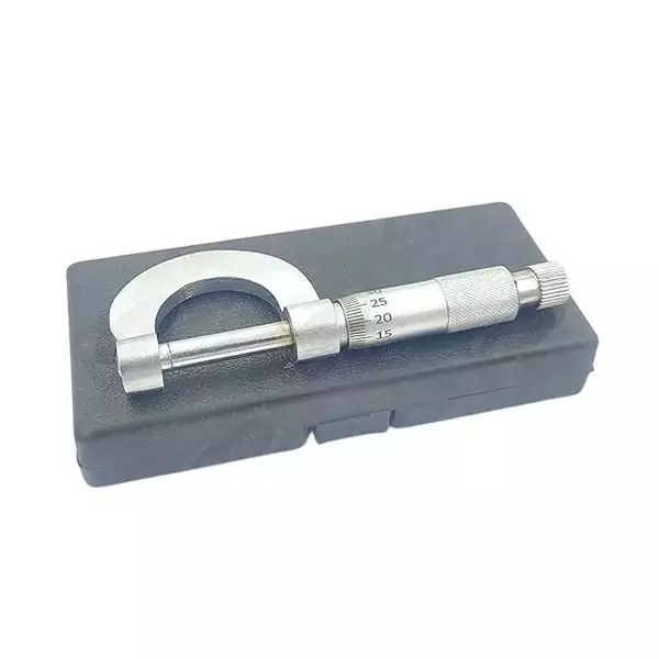 Buyohlic International Outside Micrometer Chrome Plated Finish 0-25 mm Range and 0.01 mm Graduation, AU-K0N3-8YFH