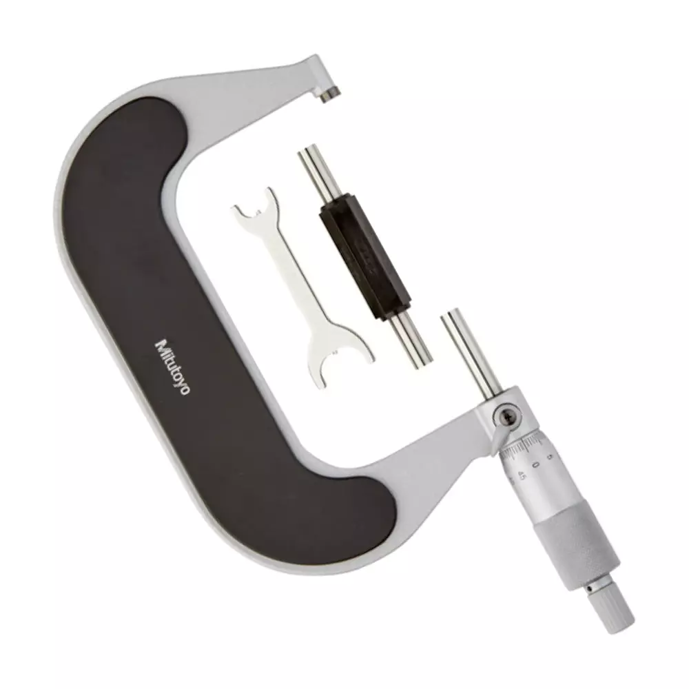 Mitutoyo Outside Micrometer with Ratchet Stop 102 Series 75 - 100 mm Range, 102-304