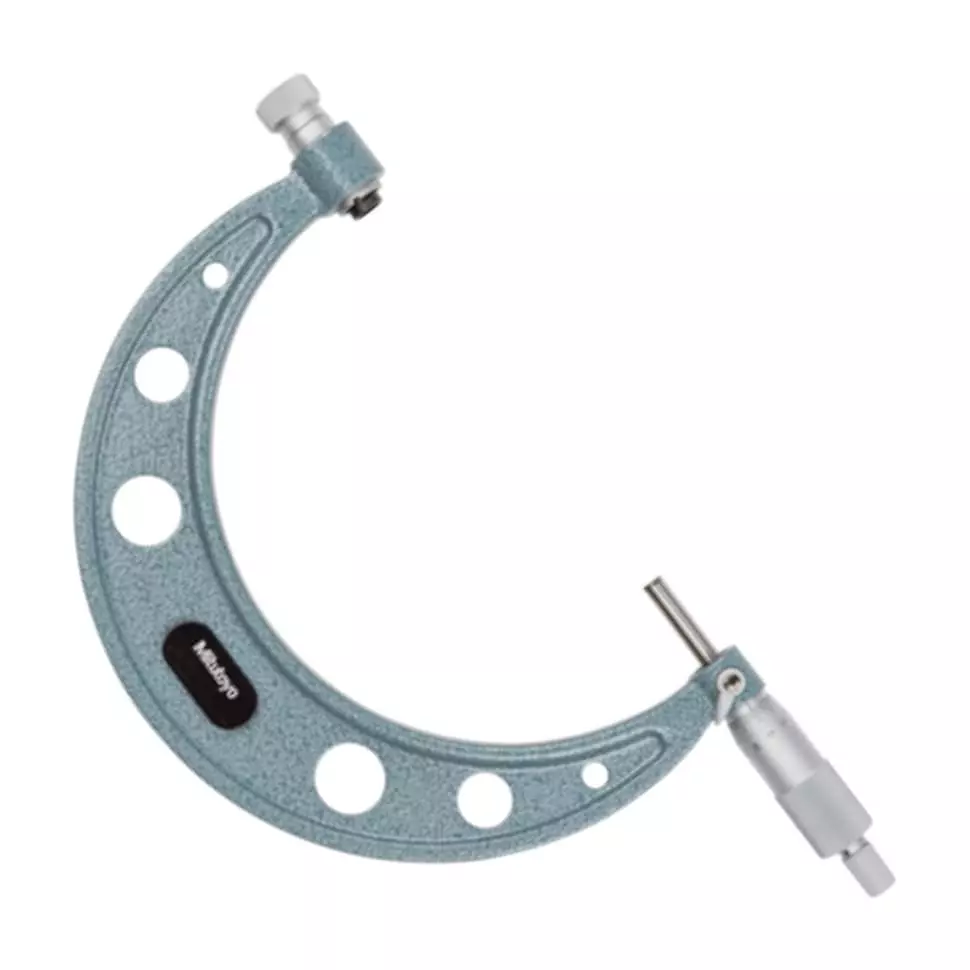 Mitutoyo Interchangeable Anvil Outside Micrometer 104 Series 2 - 6 inch (50 - 150 mm) Range, 104-162