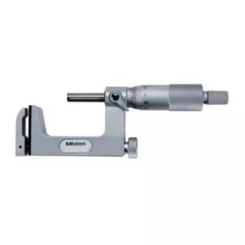 Mitutoyo Uni-Mike Micrometer with Ratchet Stop 117 Series 25 - 50 mm Range, 117-102