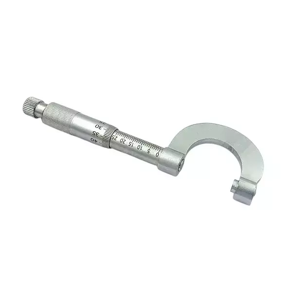 Buyohlic International Outside Micrometer Chrome Plated Finish 0-25 mm Range and 0.01 mm Graduation, AU-K0N3-8YFH (Pack of 3)