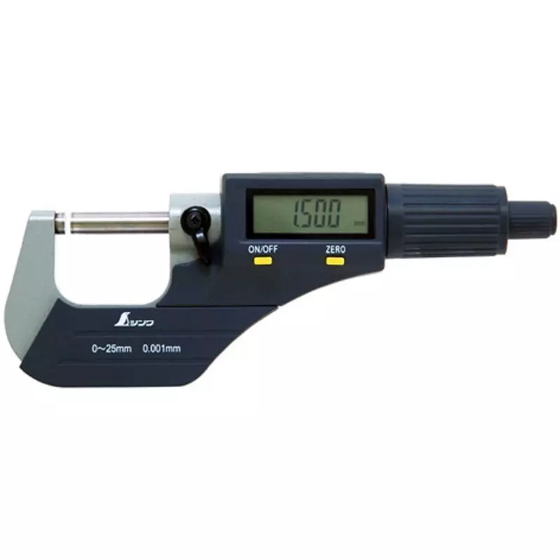 Shinwa Rules Digital Micrometer with English Translation Set, 79523