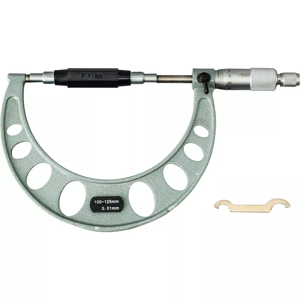 MonotaRO Outside Micrometer 100 - 125 mm Measuring Range, MM125