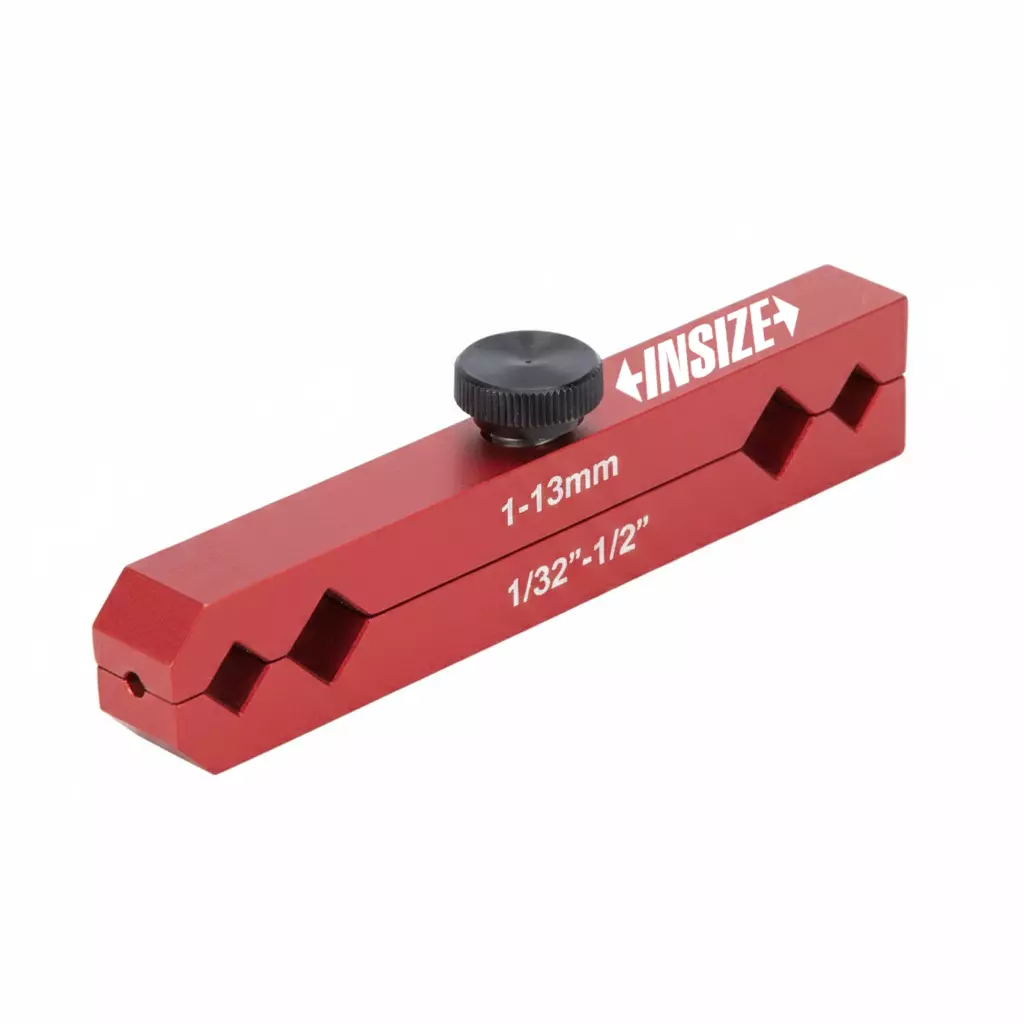 Insize Pin Gauge Handle Aluminium Body, 114 mm Length and 13 mm Thickness, 7345-13