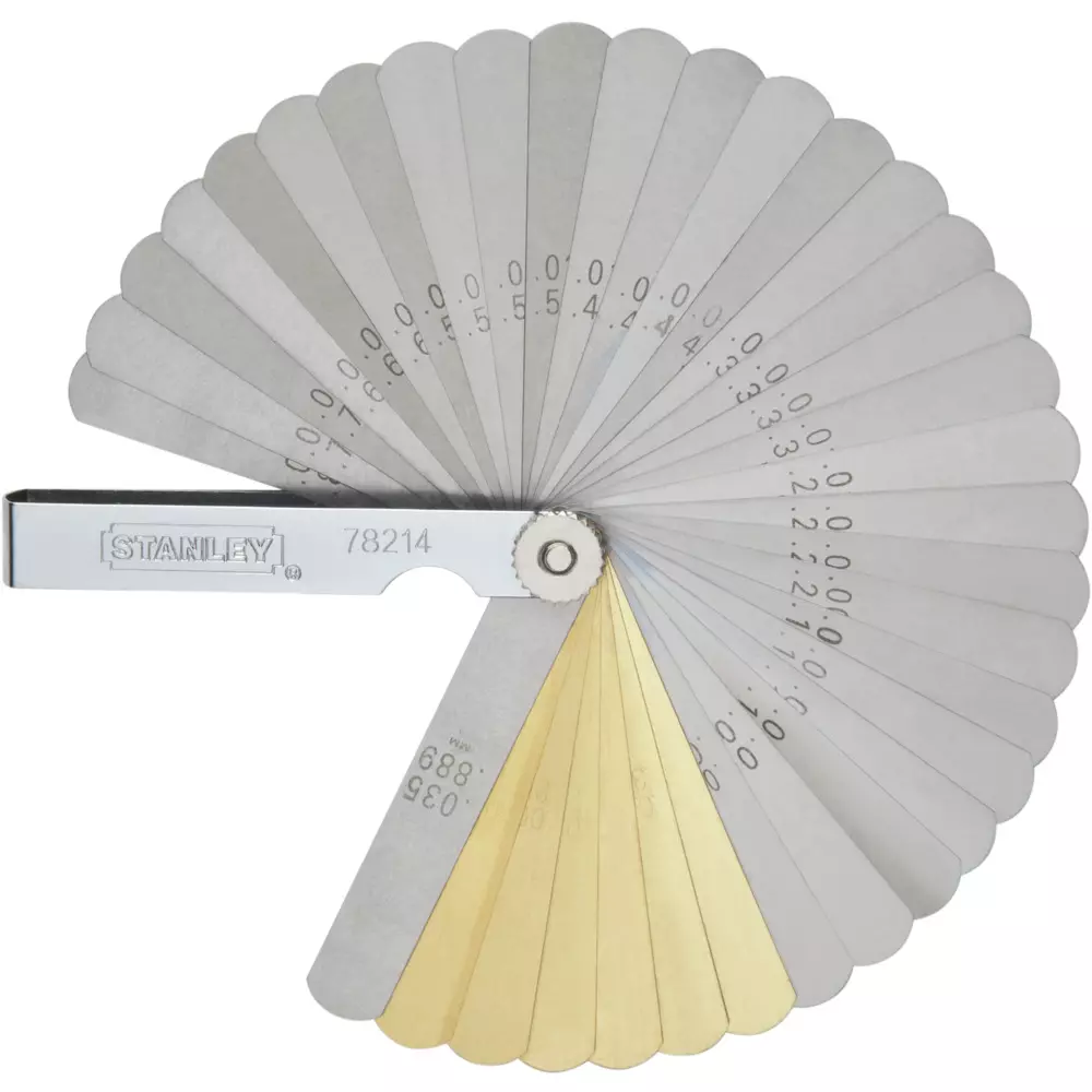Buy STANLEY 0.5 to 65 mm, 36 Blades Combination Feeler Gauges, STMT782148 Online in India at
