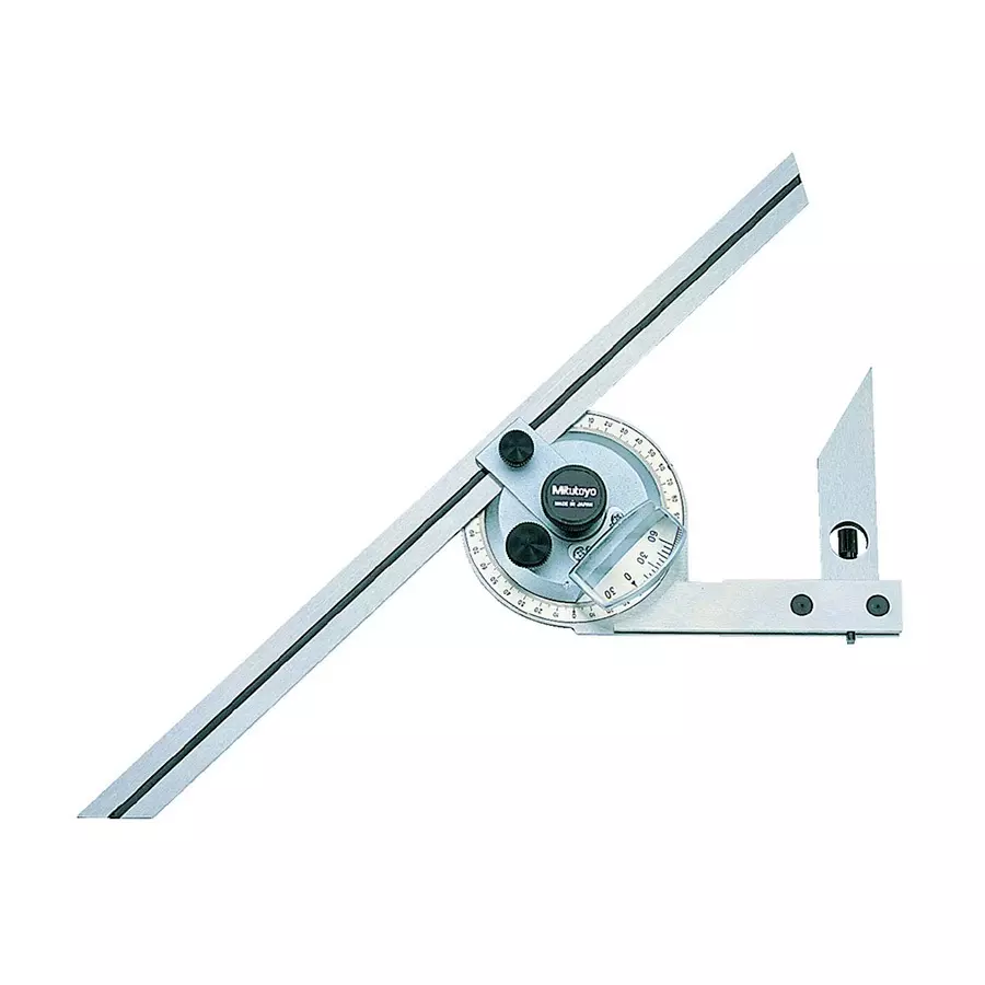 Mitutoyo Universal Bevel Protractor 150 & 300 mm Length, 187-902-10