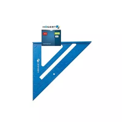 Hogert Technik Carpenter's Protractor Aluminium Alloy Body Lacquered Finish and Size 180x3 mm, HT4M215