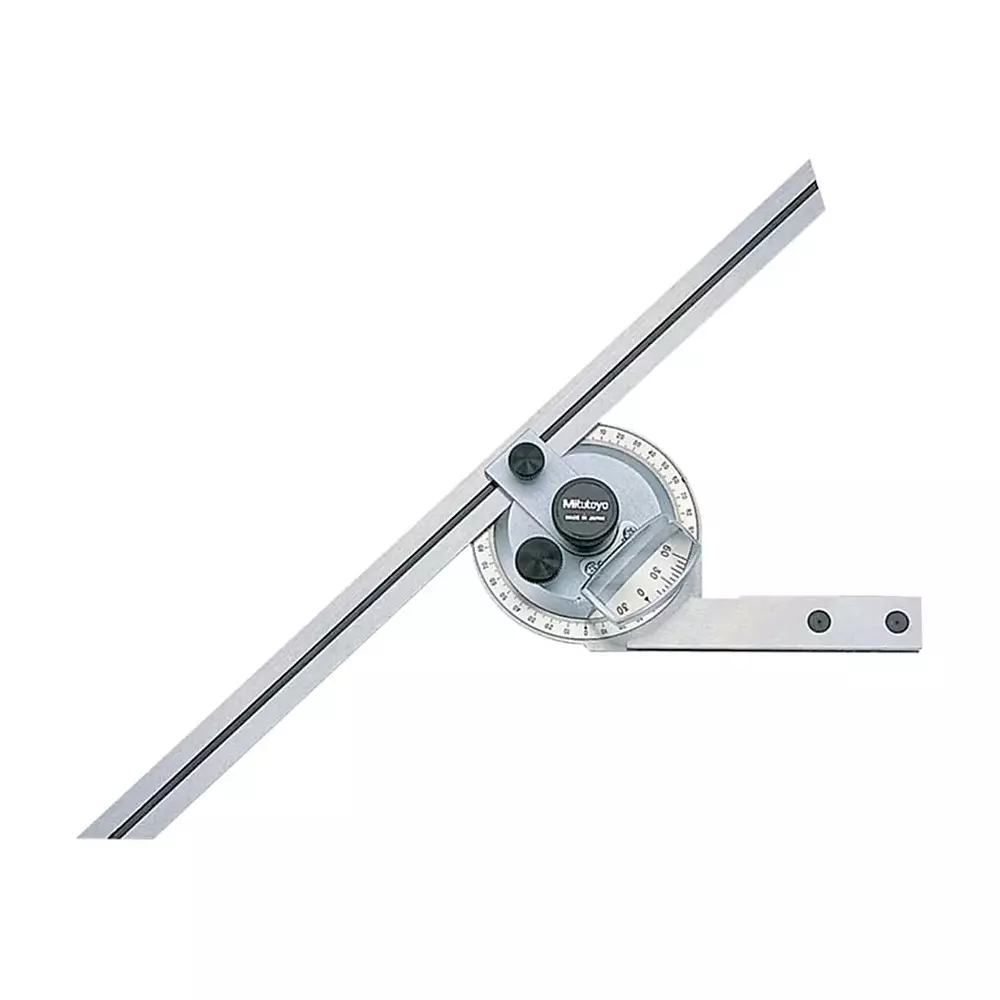 Mitutoyo Universal Bevel Protractor 300 mm Length, 187-906-10