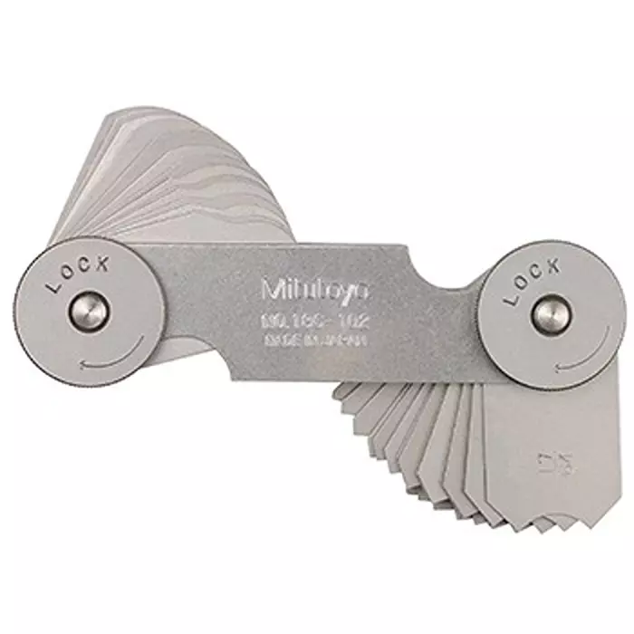 Mitutoyo Radius Gage 6.74-12.7 mm Measurement Range, 186-102
