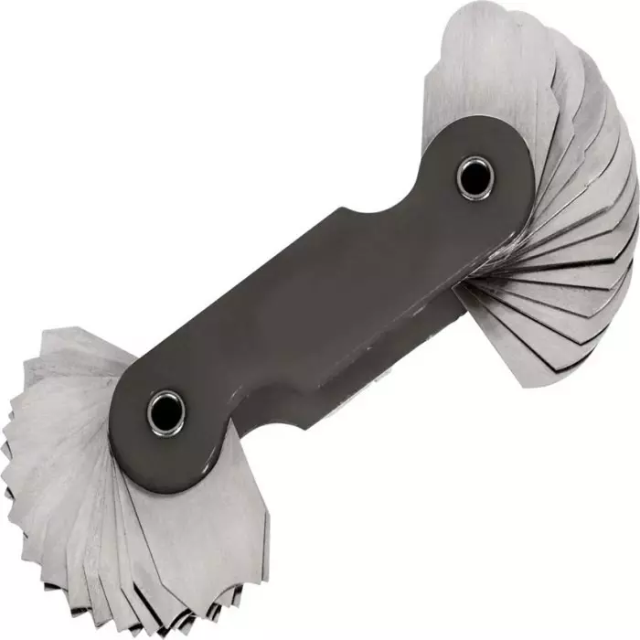 Sam Radius Gauge Metric 32 Blades 1in 1 mm to 25 mm, 776-32A
