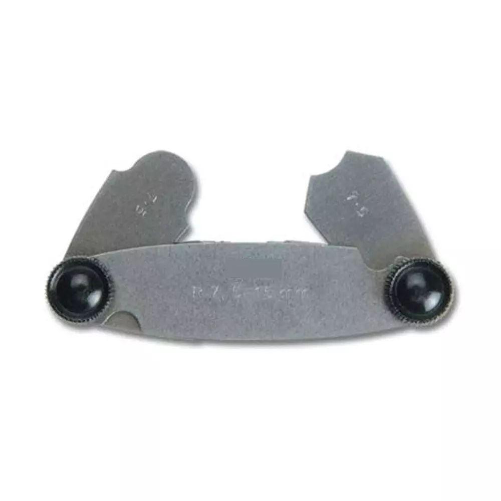 Kizer Radius Gauge Locking Type Measures Radius 15.5 to 25 mm at a step of 0.25 mm Leaves 30, KZ-227