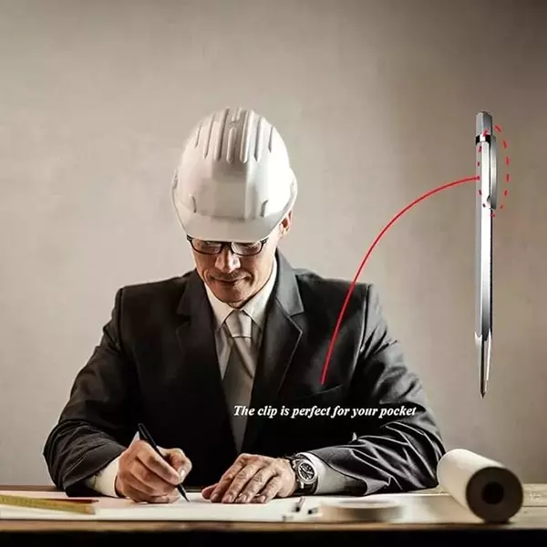 Buyohlic International Machinist's Engraving Pen Scriber with Tungsten Carbide Tip and 150 mm Overall Length, JB-LQVR-P1UP (Pack of 2)