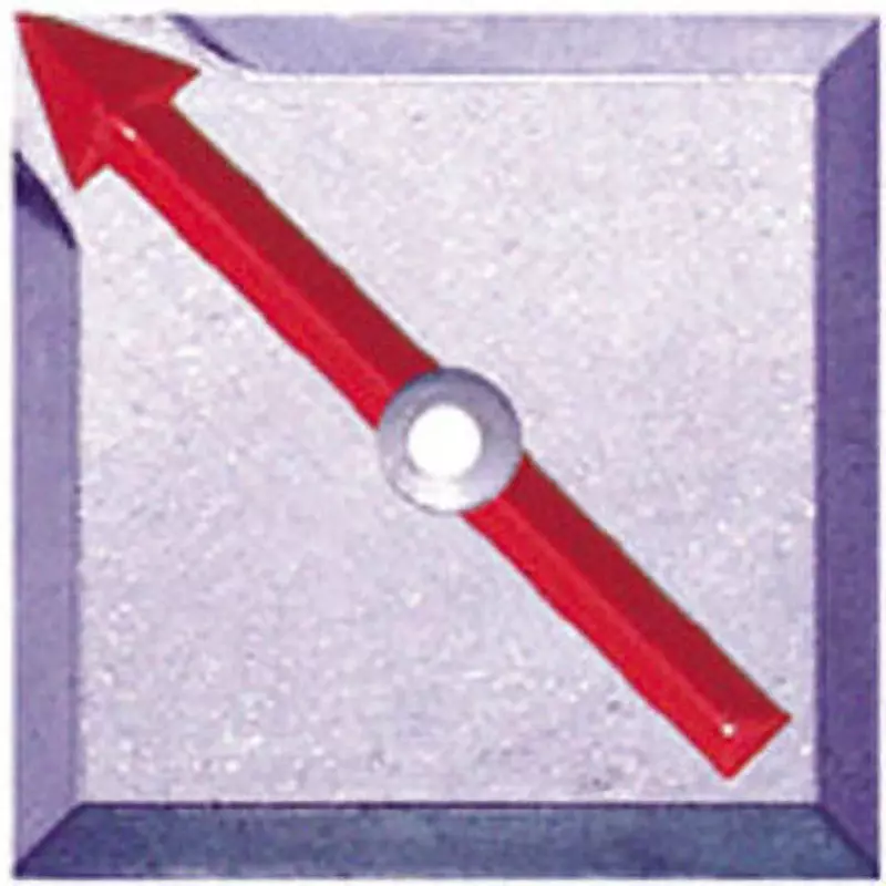 STS Marking Plate For pasting Specifications Diagonal arrow Display Items 1 Number of Holes, SH41 (Pack of 10)