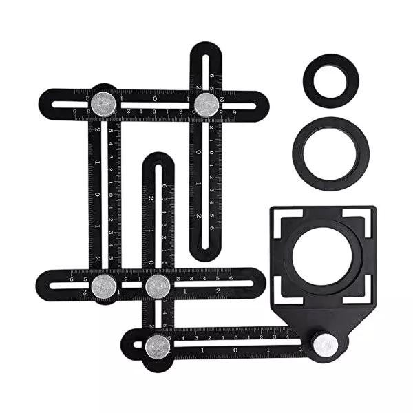 HBD SALES Marking Gauge 30 cm (12 inch) Shaft Length Aluminium Black