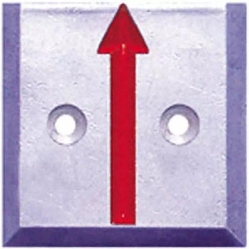 STS Marking Plate For pasting Specifications ↑ Display Items 2 Number of Holes, SH52 (Pack of 10)