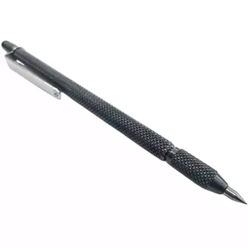 Buyohlic International Carbide Pen Scriber with 135 mm OAL and 27 mm Tip Length for General DIY, Workshop, Metal & Wood Workers, B7-3DES-PSZ1