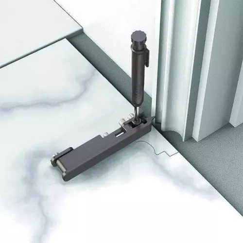 Buyohlic International Multi-Function Scribing Tool Aluminium Alloy with Deep Hole Pencil for Tiling, Paving, Stud Walls, Gables, Paneling, Furniture Fitting, 100-CS-153