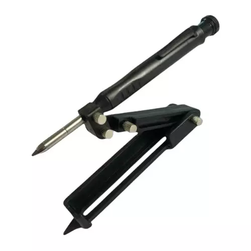 Buyohlic International Multi-Function Scribing Tool Aluminium Alloy with Deep Hole Pencil for Tiling, Paving, Stud Walls, Gables, Paneling, Furniture Fitting, 100-CS-153