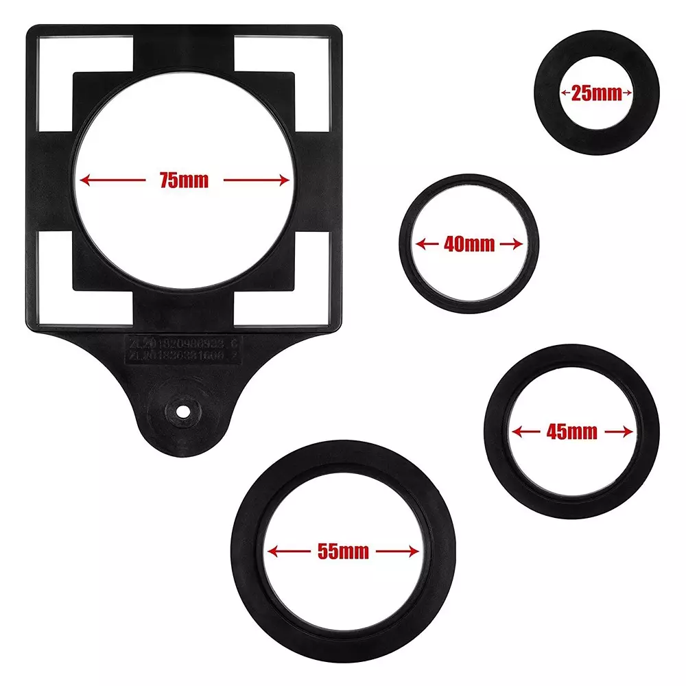 Sherni Hole Marking Gauge 30 cm Shaft Length Aluminium 6 Folds