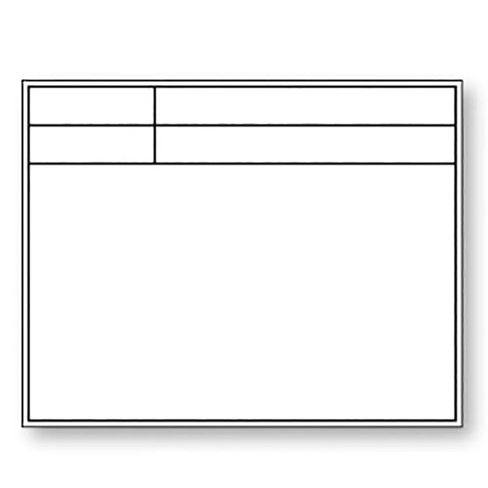 DOGYU Whiteboard Seal 4141 Part No D-2 C/C6 Compatible Models 165 x130 Effective Display Dimensions (W x H) (mm), 4141