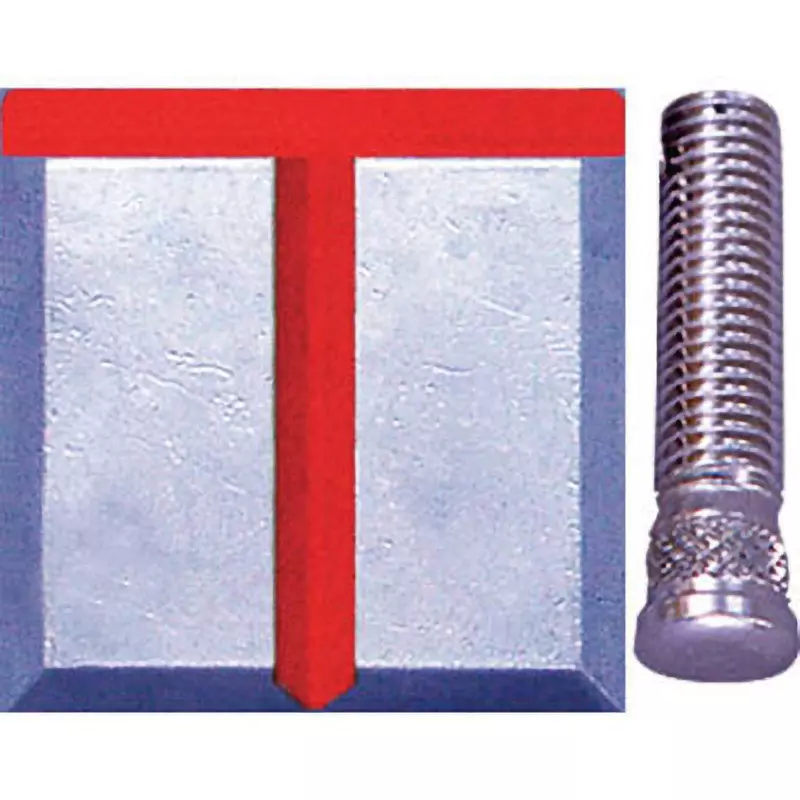 STS Marking Plate T Display Items M10 Bolt type 50 x50 x52.5 LxWxh(mm), SU8 (Pack of 4)