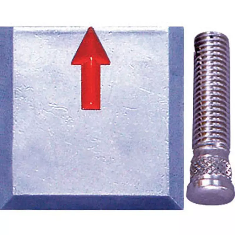 STS Marking Plate ↑ (half upper) Display Items M10 Bolt type 50 x50 x52.5 LxWxh(mm), SU20 (Pack of 4)