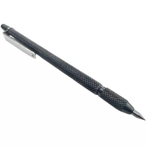 A.D INTERNATIONAL Carbide Pen Scriber with 135 mm OAL and 27 mm Tip Length for General DIY, Workshop, Metal & Wood Workers, B7-3DES-PSZ1