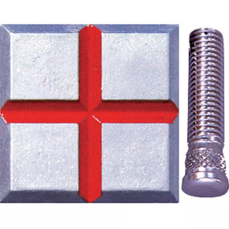 STS Marking Plate + Display Items M10 Bolt type 50 x50 x52.5 LxWxh(mm), SU6 (Pack of 4)