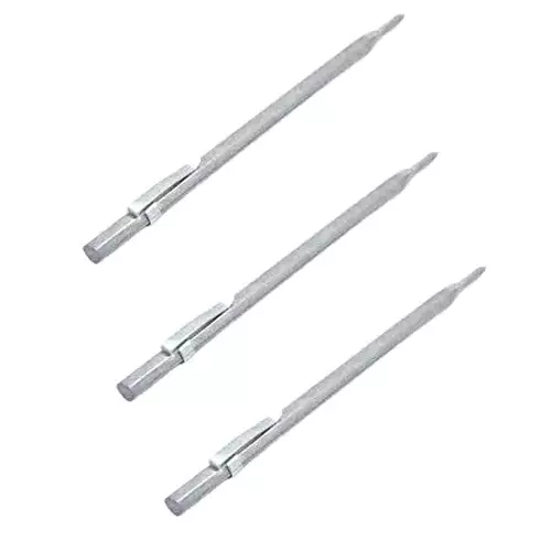 Buyohlic International Machinist's Engraving Pen Scriber with Tungsten Carbide Tip and 150 mm Overall Length, IC-8V80-L495 (Pack of 3)