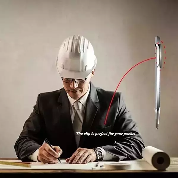 Buyohlic International Machinist's Engraving Pen Scriber with Tungsten Carbide Tip and 150 mm Overall Length, JB-LQVR-P1UP (Pack of 3)