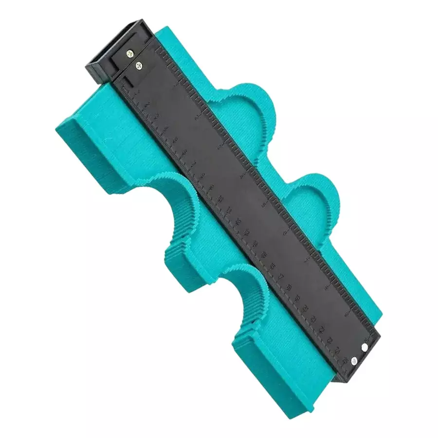 FLOSTRAIN Contour Marking Gauge 250 mm (10 inch) with Lock Profile, Green & Black