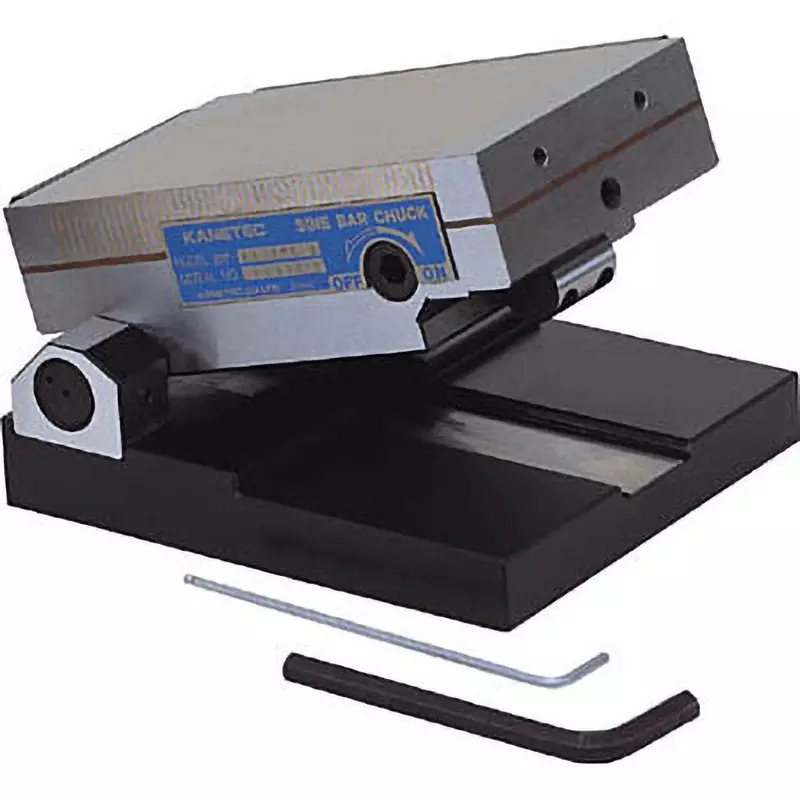 KANETEC Permanent Magnet Sine Bar Chuck Height at maximum elevation angle: 172 Tilting angle: -5° to 45°, SBPR1530SB