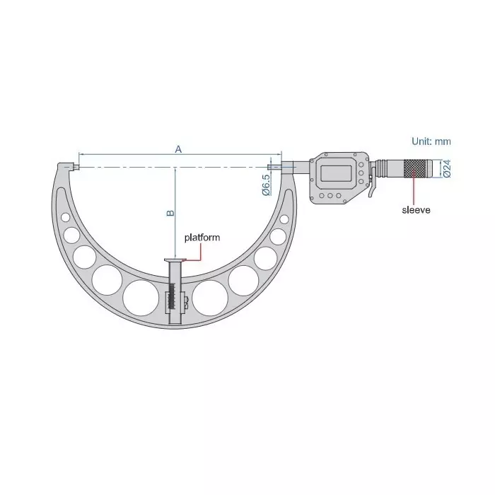insize-digital-micrometer-snap-gauge-200-225-mm-range-5-m-accuracy-and-3-m-parallelism-3351-225awl