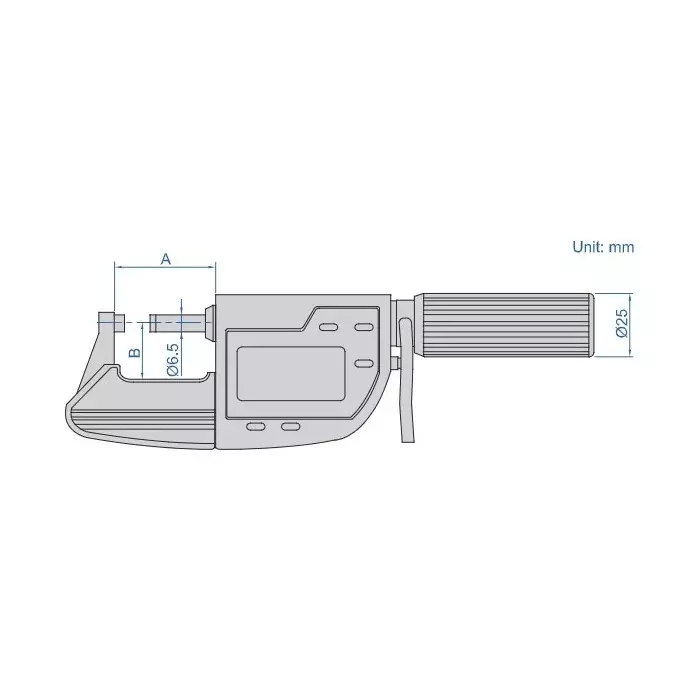 insize-digital-micrometer-snap-gauge-50-75-mm-range-3-m-accuracy-and-1-m-repeatability-3358-75awl