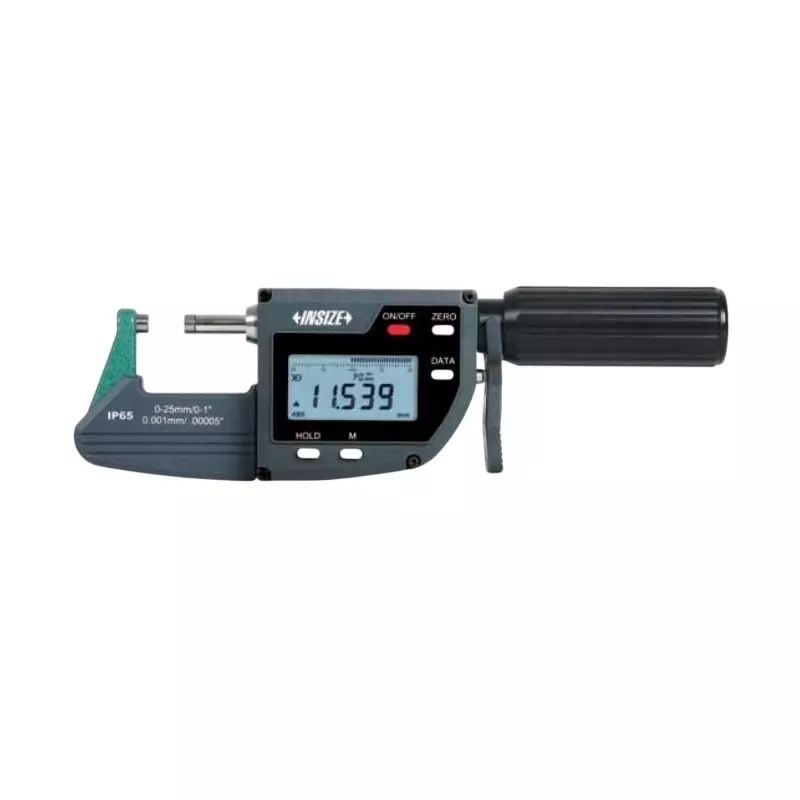 Insize Digital Micrometer Snap Gauge 75-100 mm Range, 3 µm Accuracy and 1 µm Repeatability, 3358-100AWL