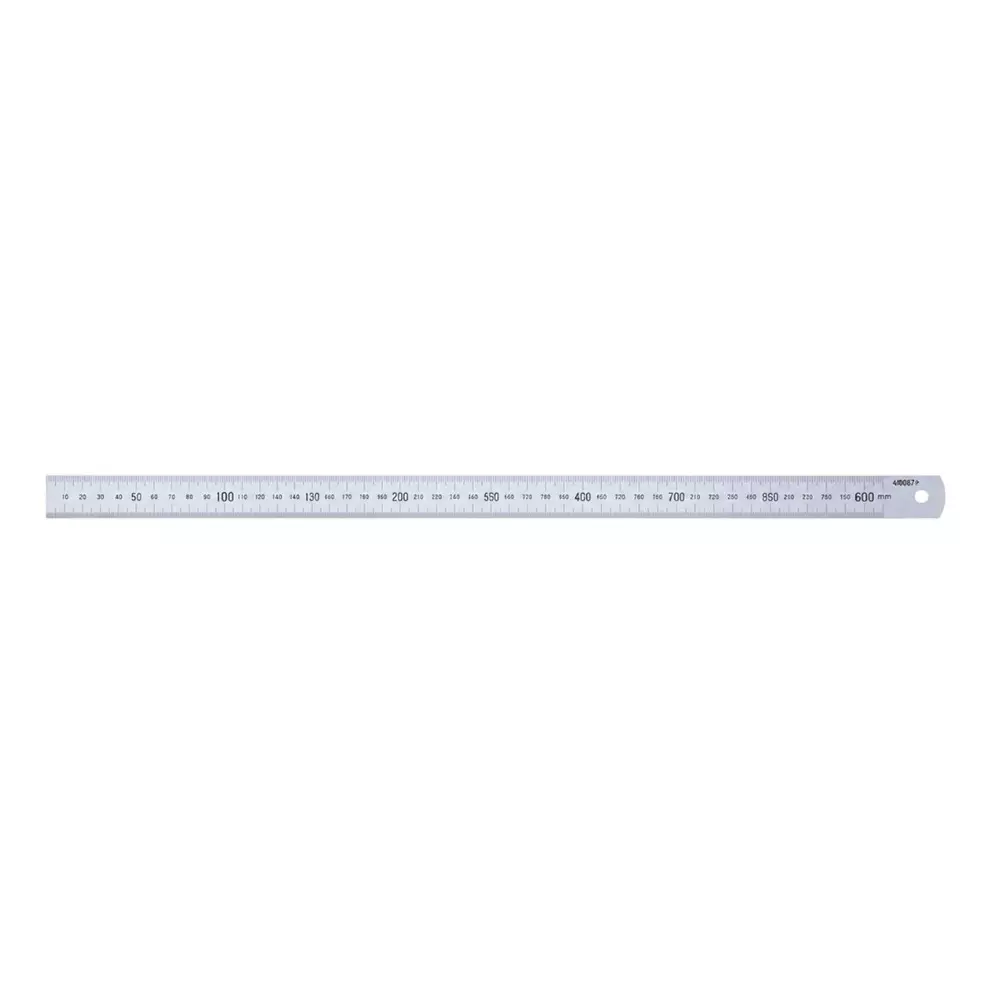 Insize Steel Ruler Scale Economic Type 600 mm (24 inch) Range, 7110-600A (Pack of 5 Pcs)
