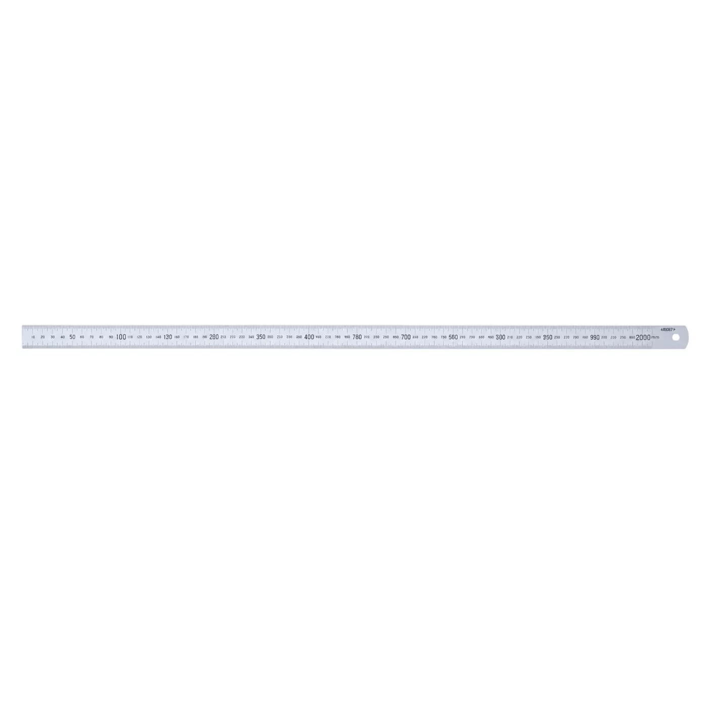 Insize Steel Ruler Scale Economic Type 2000 mm/ (80 inch) Range, 7110-2000A (Pack of 5 Pcs)
