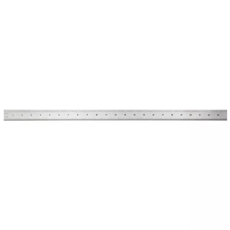 Mitutoyo Steel Ruler 24 inch (5R) Silver, 182-163