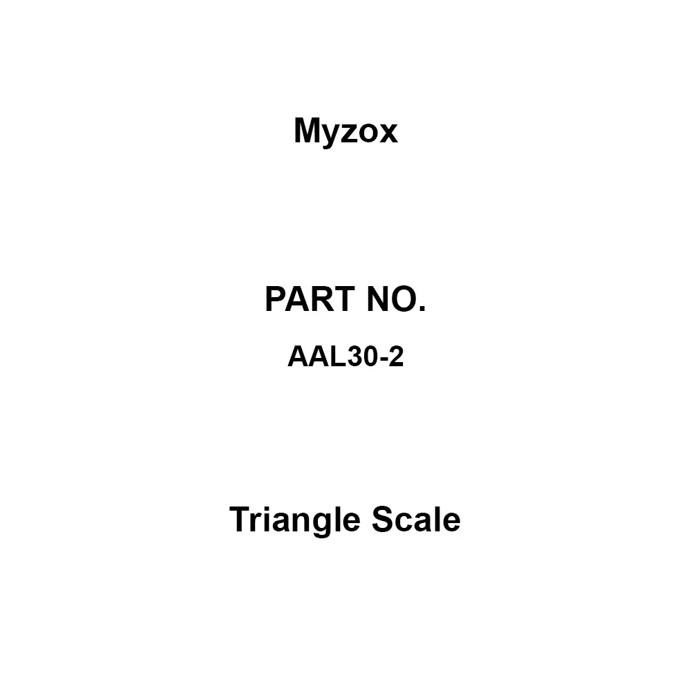 Myzox Triangle Scale 30 cm land and house surveyor Type 1/100, 1/200, 1/250, 1/300, 1/500, 1/600 Scale, AAL30-2