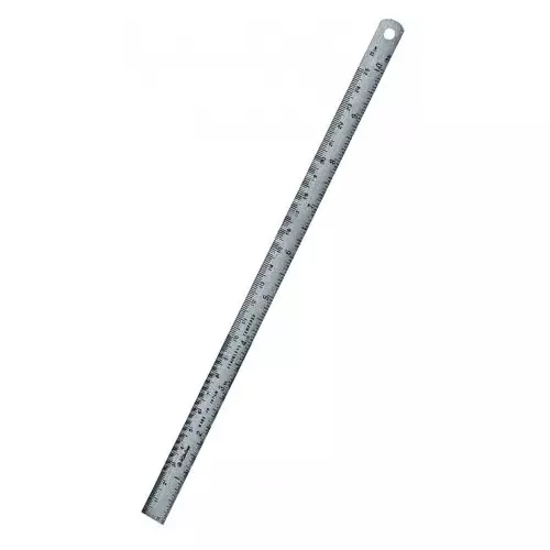 Mitutoyo Steel Ruler 40 inch/1000 mm Silver, 182-309