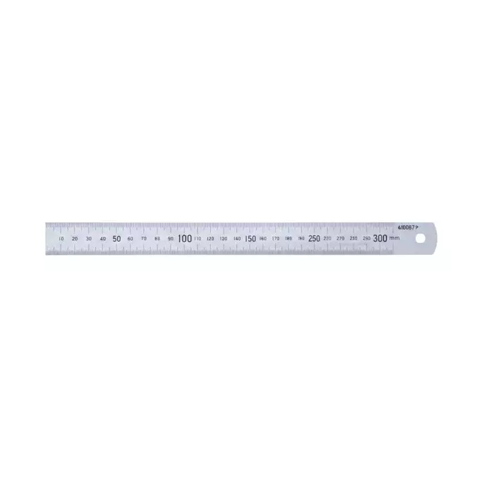 Insize Steel Ruler Scale Economic Type 300 mm (12 inch) Range, 7110-300A (Pack of 5 Pcs)