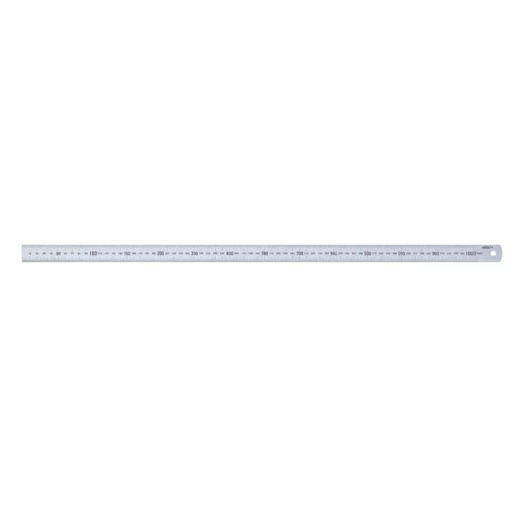 Insize Steel Ruler Scale Economic Type 1000 mm (40 inch) Range, 7110-1000A (Pack of 5 Pcs)